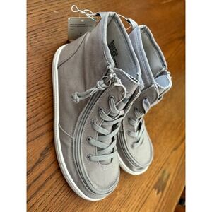 NWT Billy Footwear- Haring Essential Hi Top- Grey- Big Kid Size 5